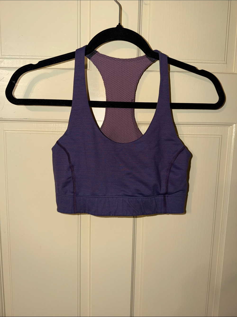 Outdoor Voices Purple Racerback Sports Bra